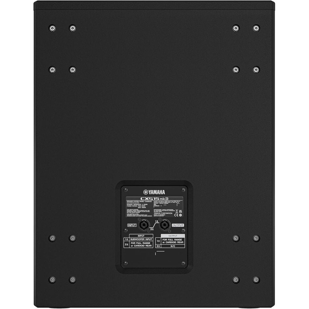 Yamaha Cxs15MkIII - Passive 15 Inch Subwoofer 750W with Black Wood Finish