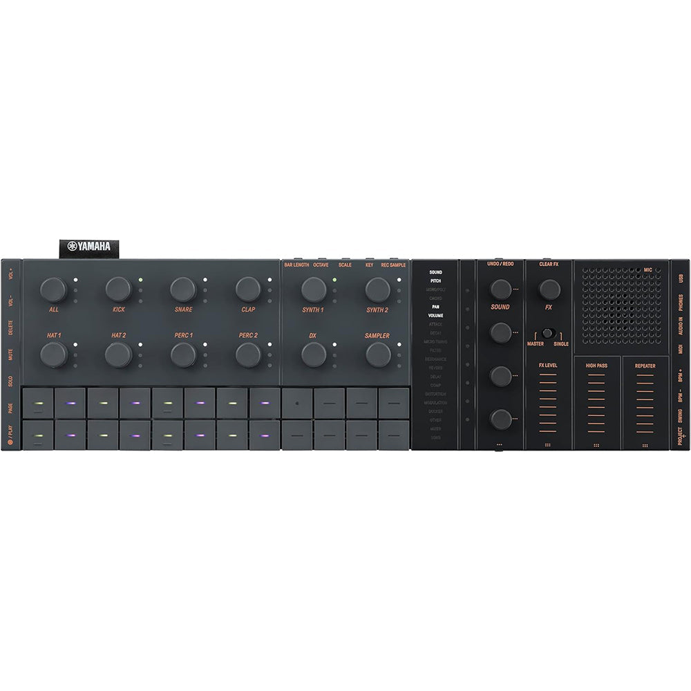 Yamaha SEQTRAK BK Black & Grey Mobile Music Ideastation