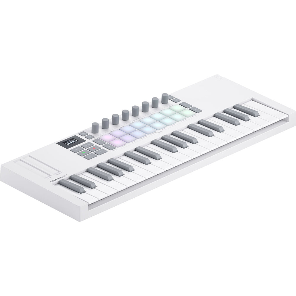 Novation LaunchKey Mini MK4 37-Key USB MIDI Controller - White