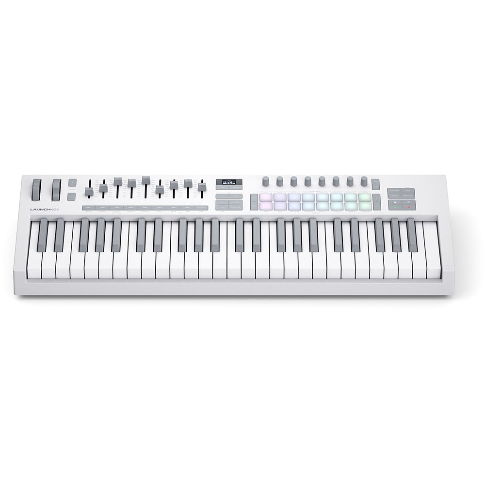Novation Launchkey 49 MK4 49-Key USB Keyboard Controller - White