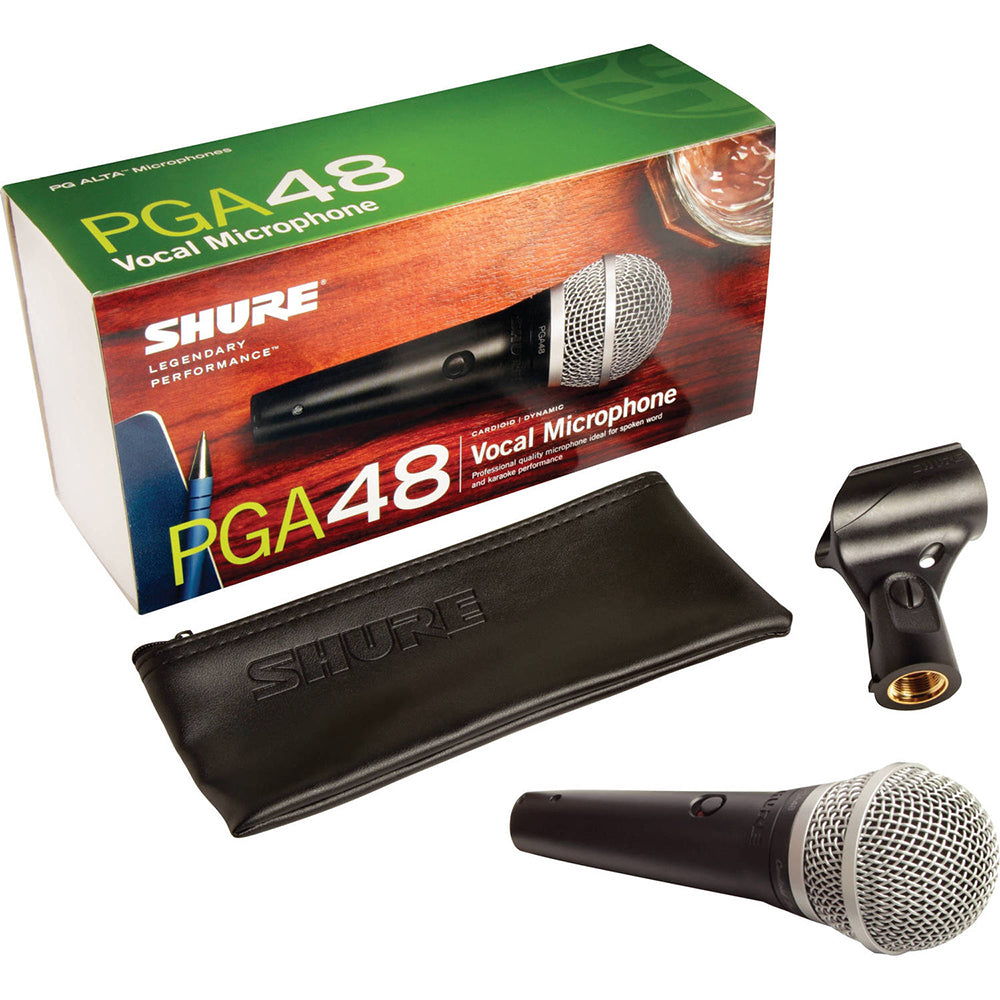 Shure PGA48-LC Cardioid Dynamic Vocal Microphone
