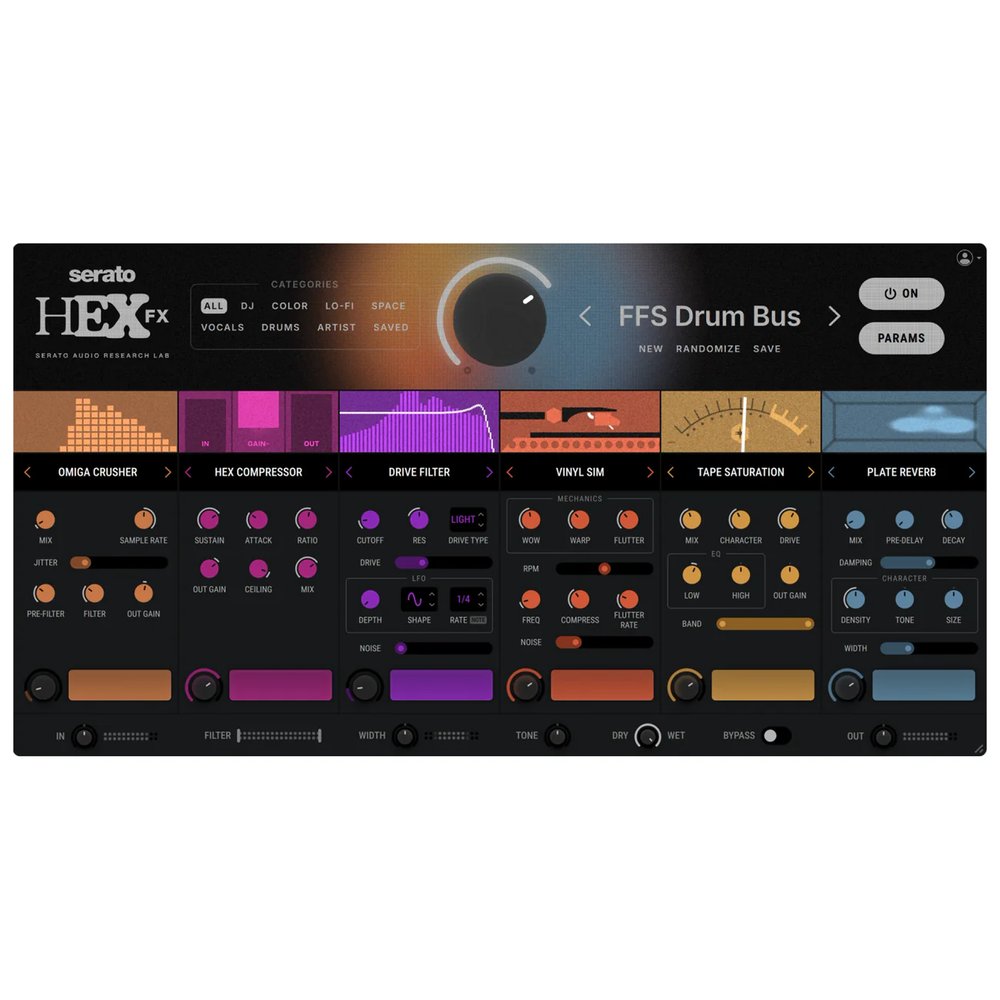 Serato Hex FX - Multi-FX Audio Software Plugin