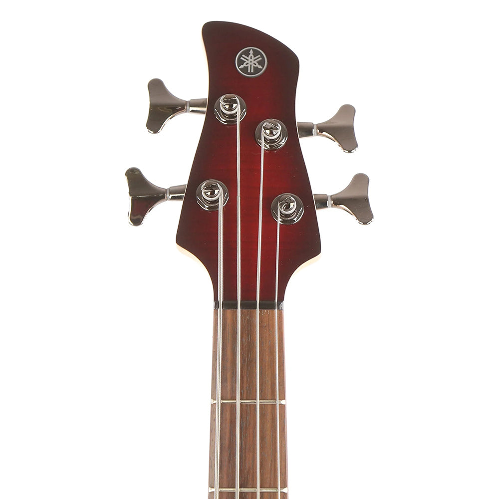 Yamaha TRBX604FM DRB 4-String Flamed Maple Bass Guitar - Dark Red Burst