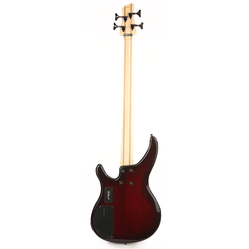 Yamaha TRBX604FM DRB 4-String Flamed Maple Bass Guitar - Dark Red Burst