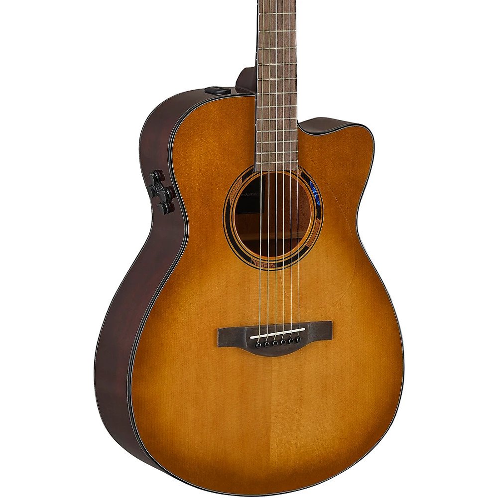 Yamaha TAS1 C Sand Burst Next Gen TransAcoustic Concert Cutaway-Style Guitar