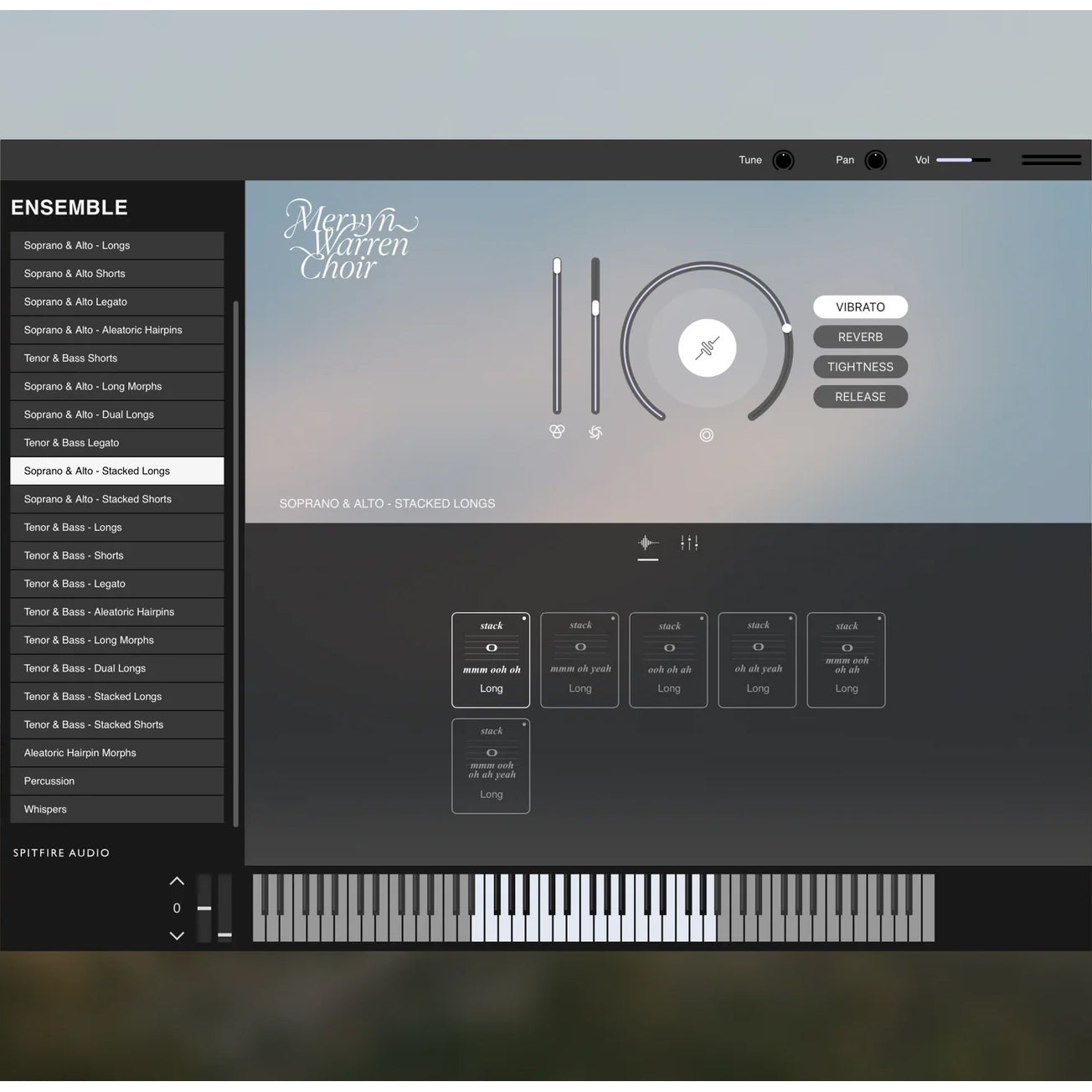Spitfire Audio Mervyn Warren Choir Virtual Instrument Library Plug-in