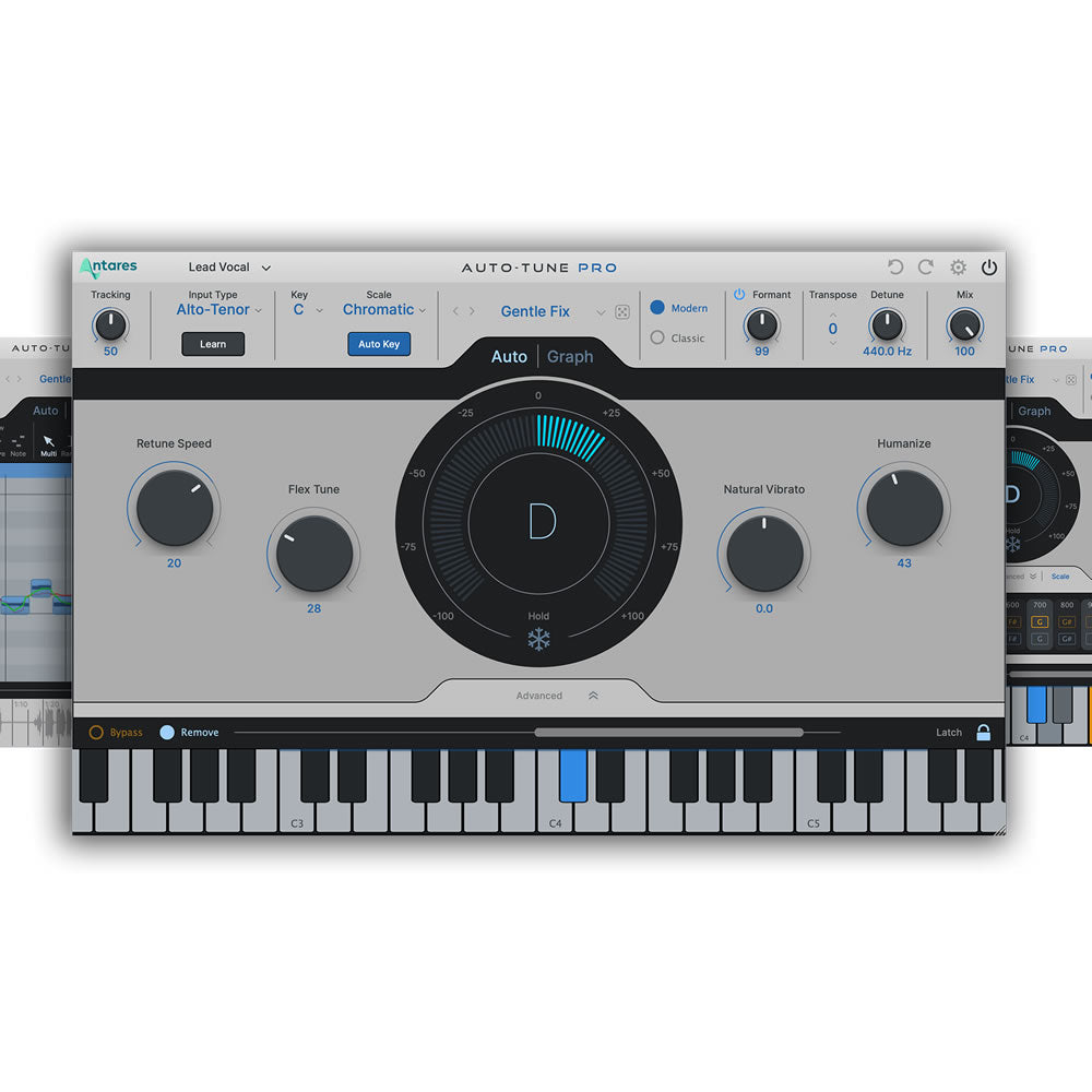 Antares Auto-Tune Pro Vocal Pitch and Time Correction Software Plug-in (Download Card)