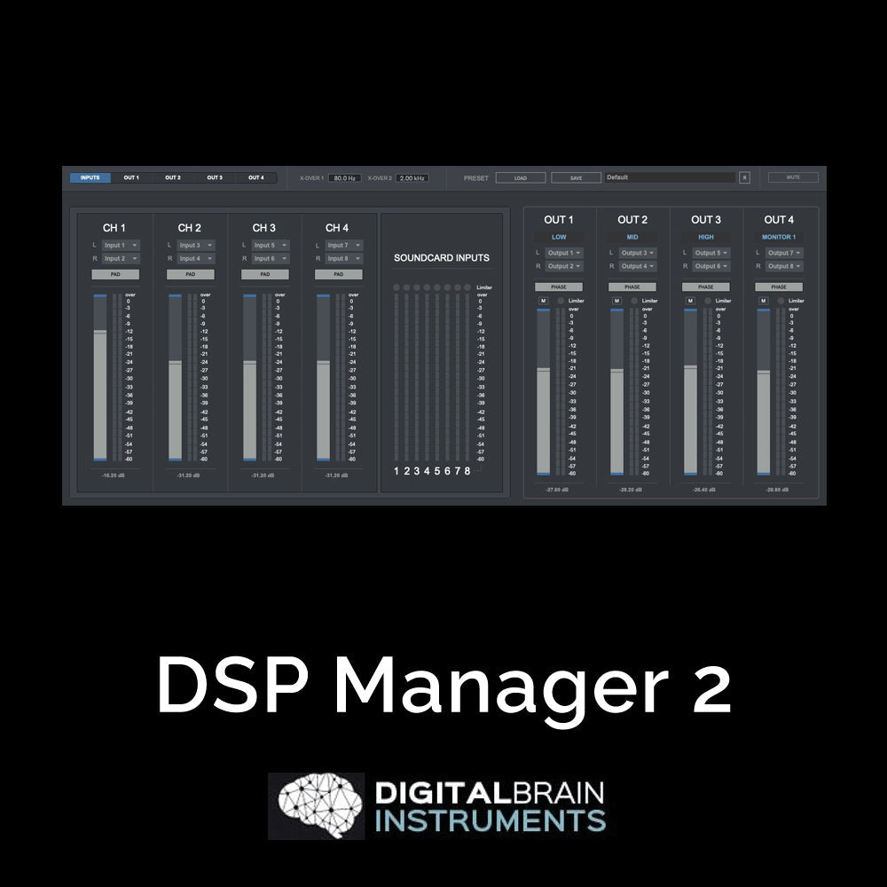 Digital Brain Instruments DSP Manager 2 - Loudspeaker Management System