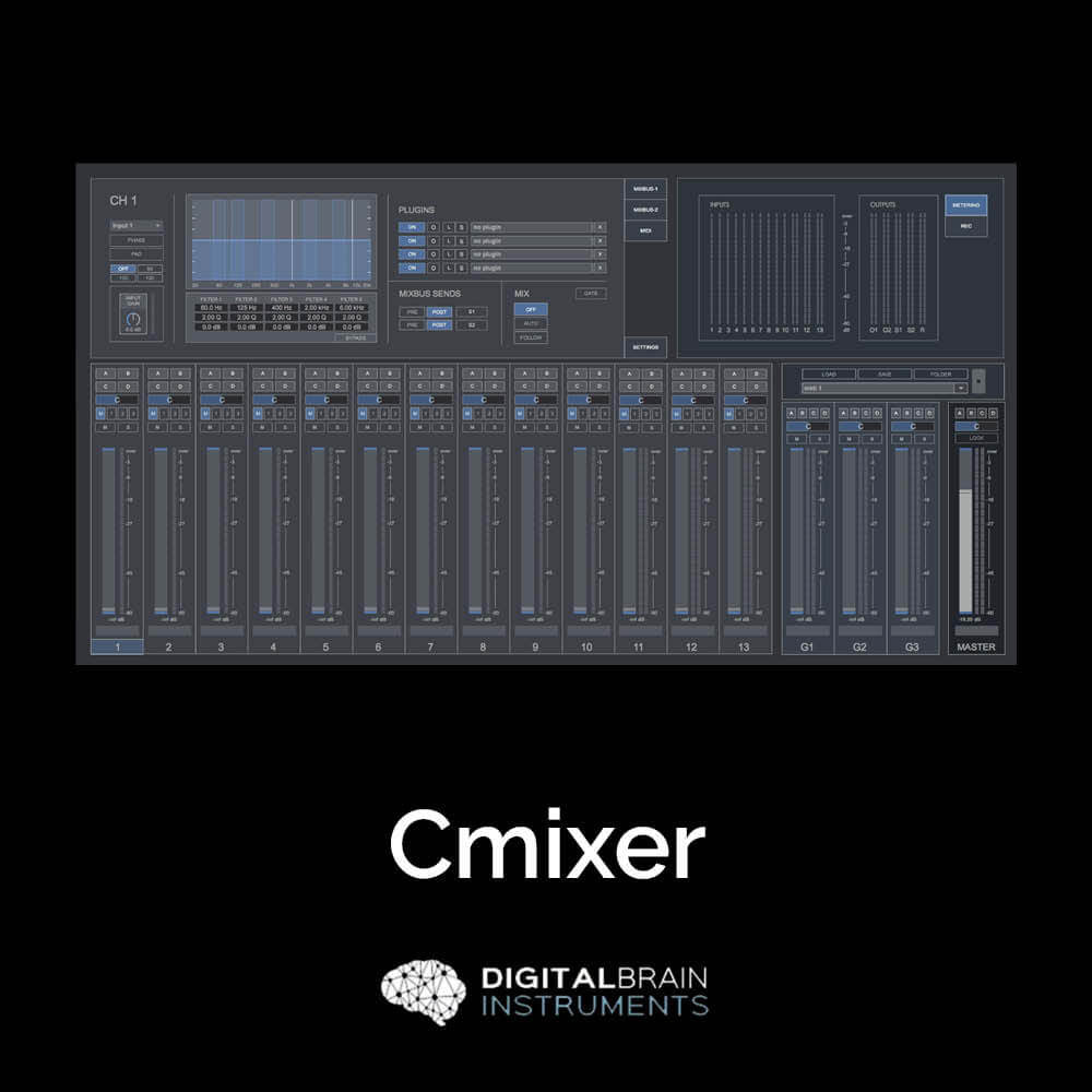 Digital Brain Instruments Cmixer - Broadcasting Software Mixer