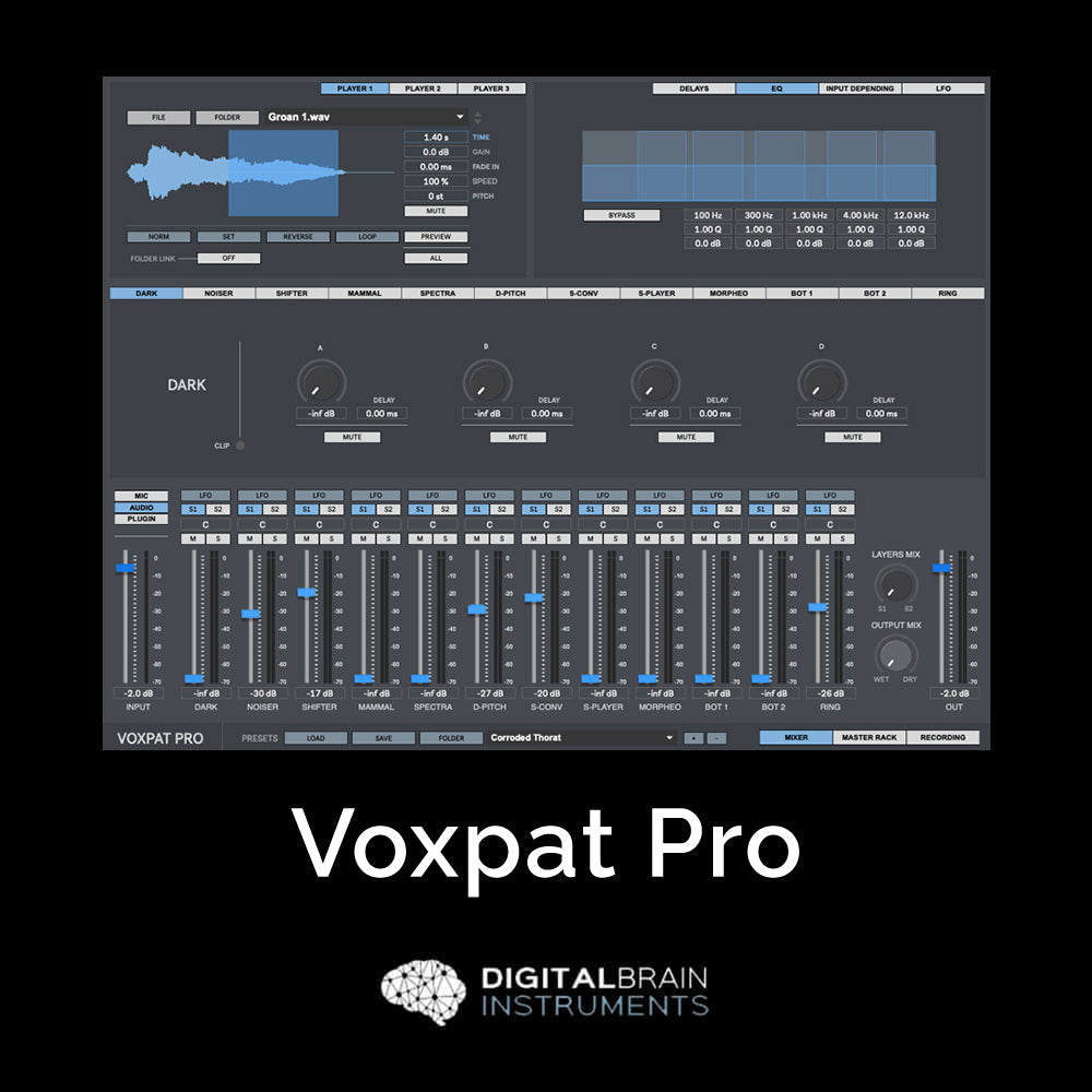 Digital Brain Instruments Voxpat Pro - Creature Monster & Robotic Sounds Designer