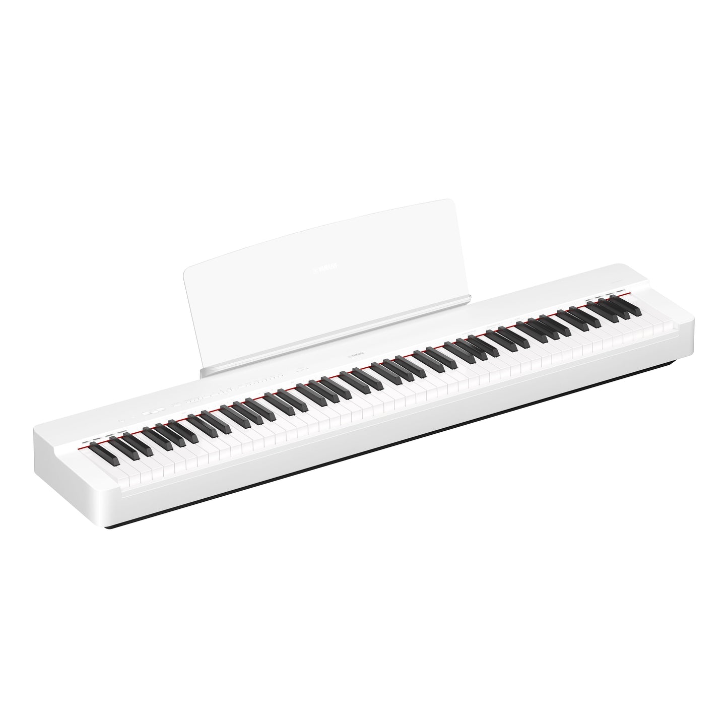 Yamaha P225WH Mid-Level White 88-Note Digital Piano with L200 Stand & LP1 3-Pedal Unit
