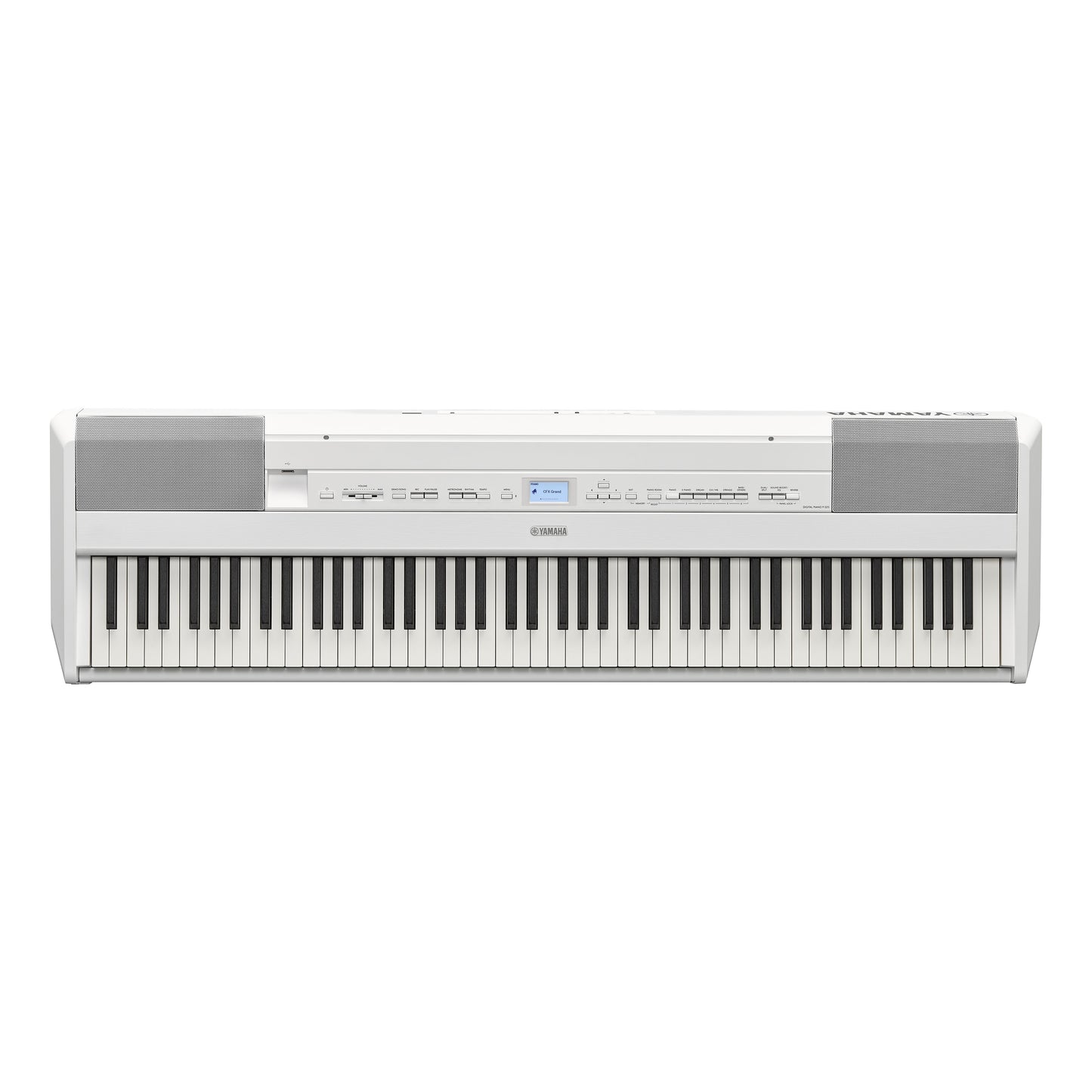 Yamaha P525WH 88-Key Portable Digital Piano White with L515 Stand & LP1 3-Pedal Unit