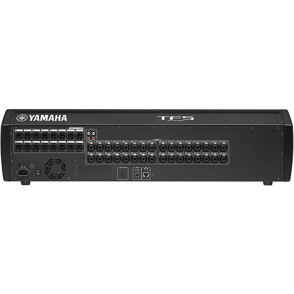Yamaha TF5 32-Channel Digital Mixer Bundle with Yamaha TF5-COVER, 4 x 20-FT XLR Cables and 1 x Dynamic Microphones 3-Pack