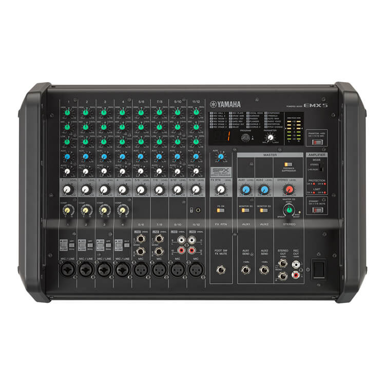 Yamaha EMX5 12-Input Stereo Powered Mixer