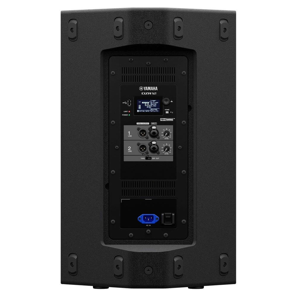 Yamaha DZR12 2000W 12-Inch Powered Speaker Bundle with 2 x 15ft XLR Cables