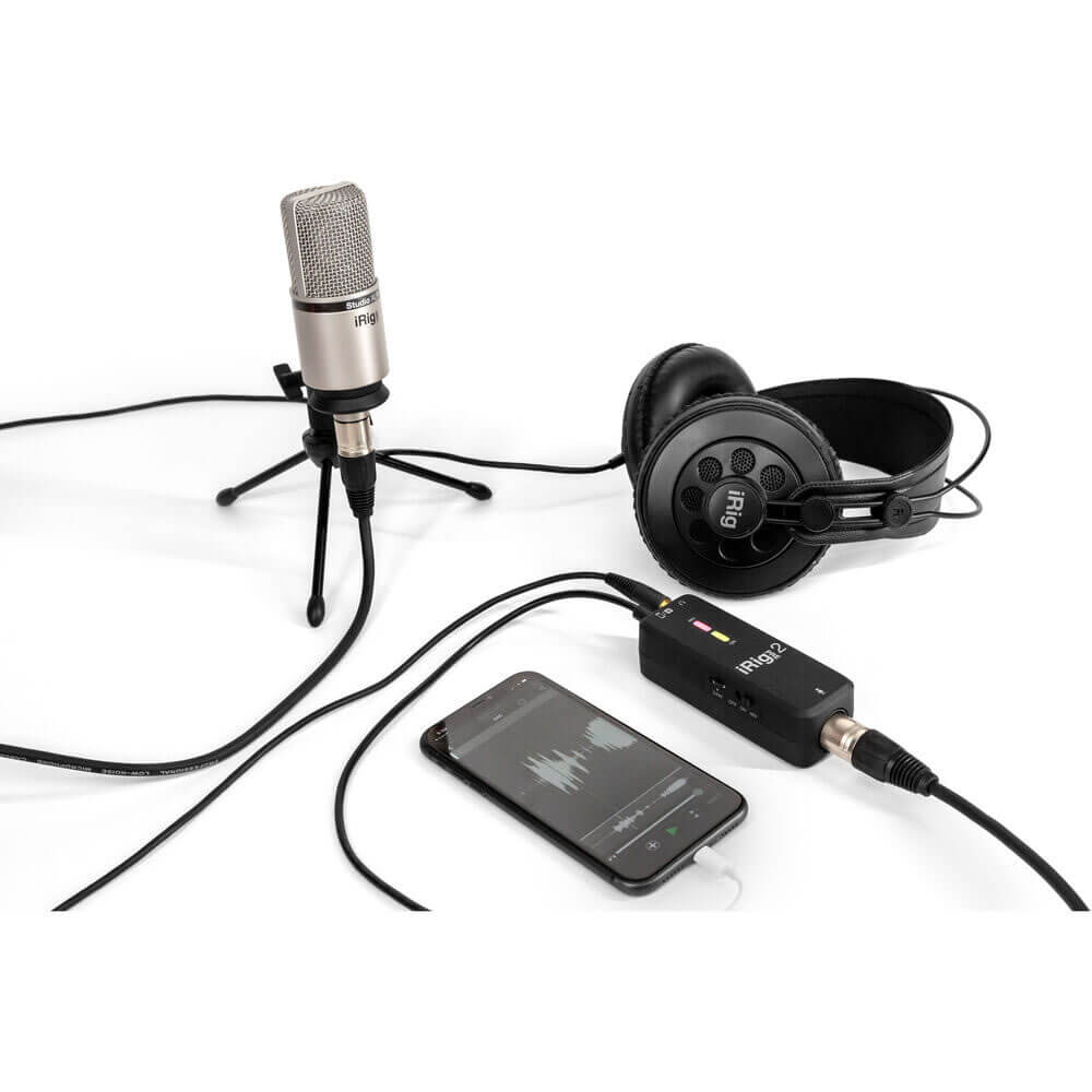 iRig Pre 2 Microphone Preamp for Smartphones, Tablets and Video Cameras (IP-IRIG-PRE2-IN)