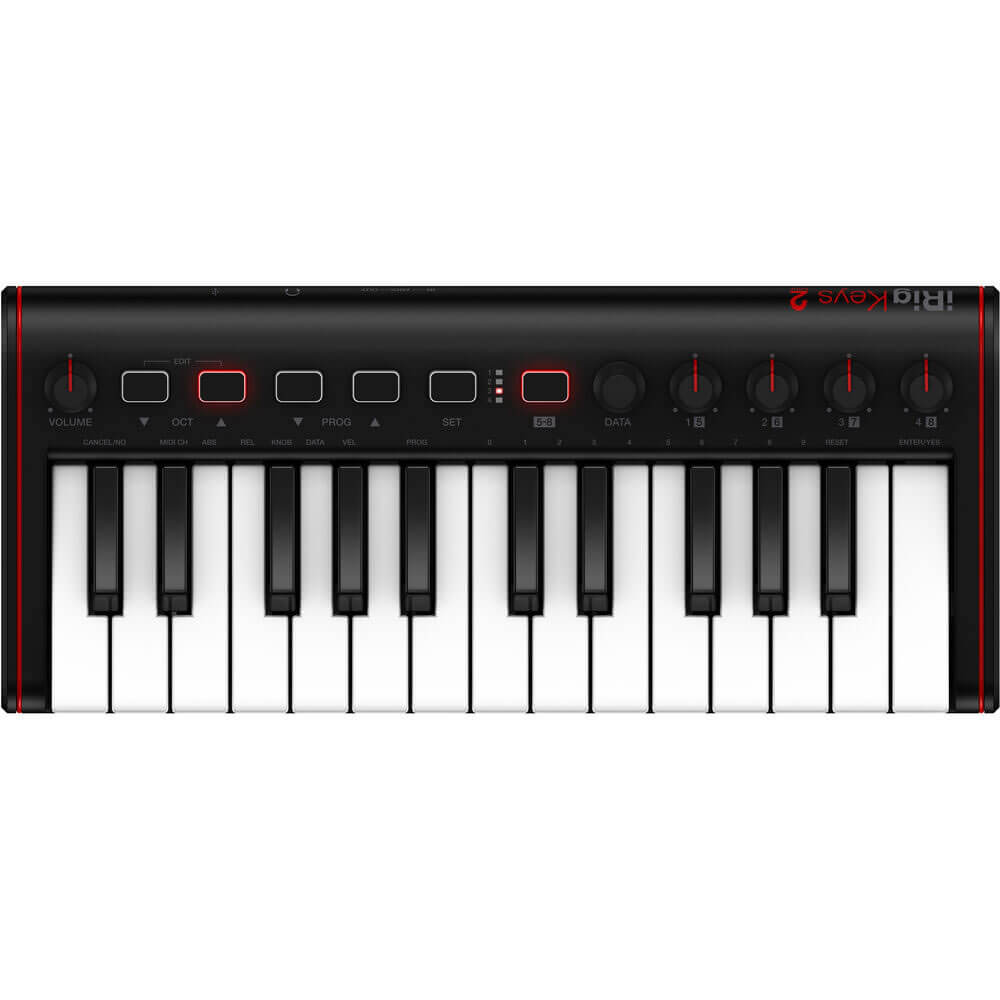 iRig Keys 2 Mini compact 25-key MIDI controller for iPhone/iPad and Mac/PC (IP-IRIG-KEYS2MINI-IN)