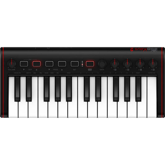 iRig Keys 2 Mini compact 25-key MIDI controller for iPhone/iPad and Mac/PC (IP-IRIG-KEYS2MINI-IN)