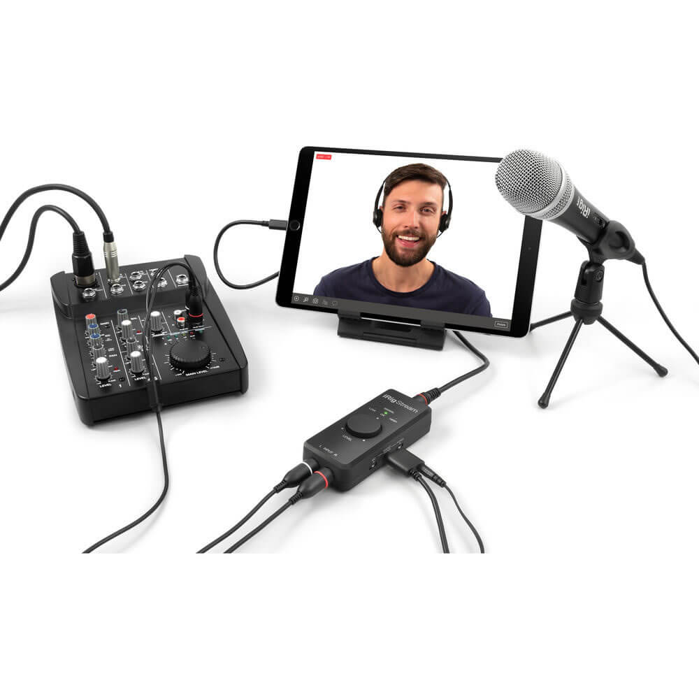 iRig Stream Stereo Audio Interface for iPhone/iPad and Android (IP-IRIG-STREAM-IN)