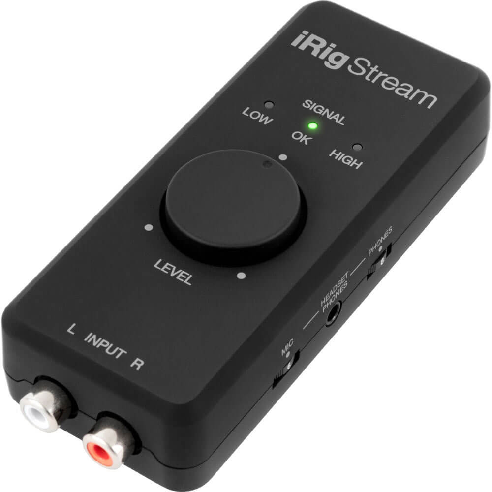 iRig Stream Stereo Audio Interface for iPhone/iPad and Android (IP-IRIG-STREAM-IN)