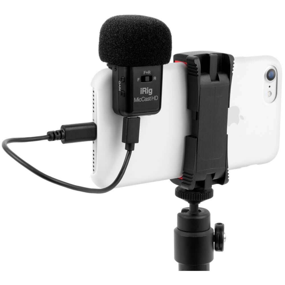iRig Mic Cast HD Podcasting Mic for iPhone/iPad and Mac/PC (IP-IRIG-CASTHD-IN)
