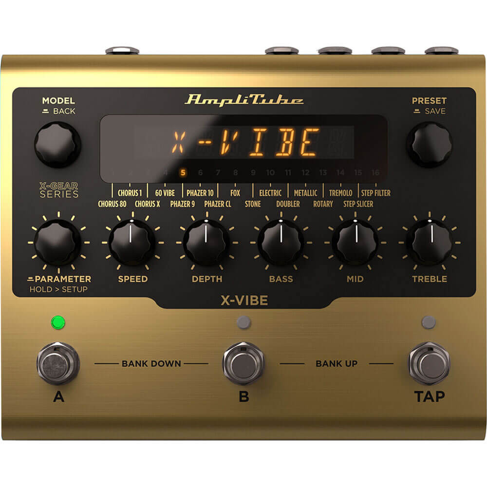 IK Multimedia X-Vibe Modulation Pedal (XG-PEDAL-XVIBE-IN)