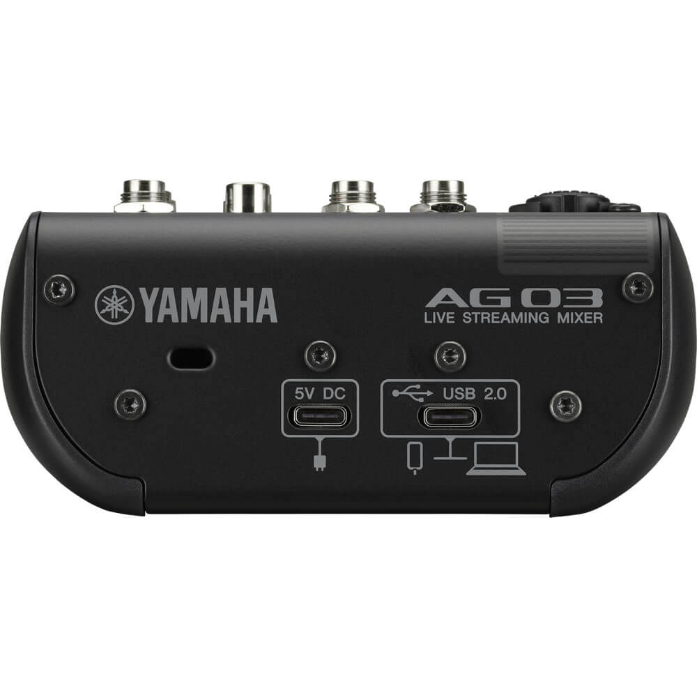 Yamaha AG03MK2 3-Channel Mixer USB Interface for IOS/Mac/PC Black
