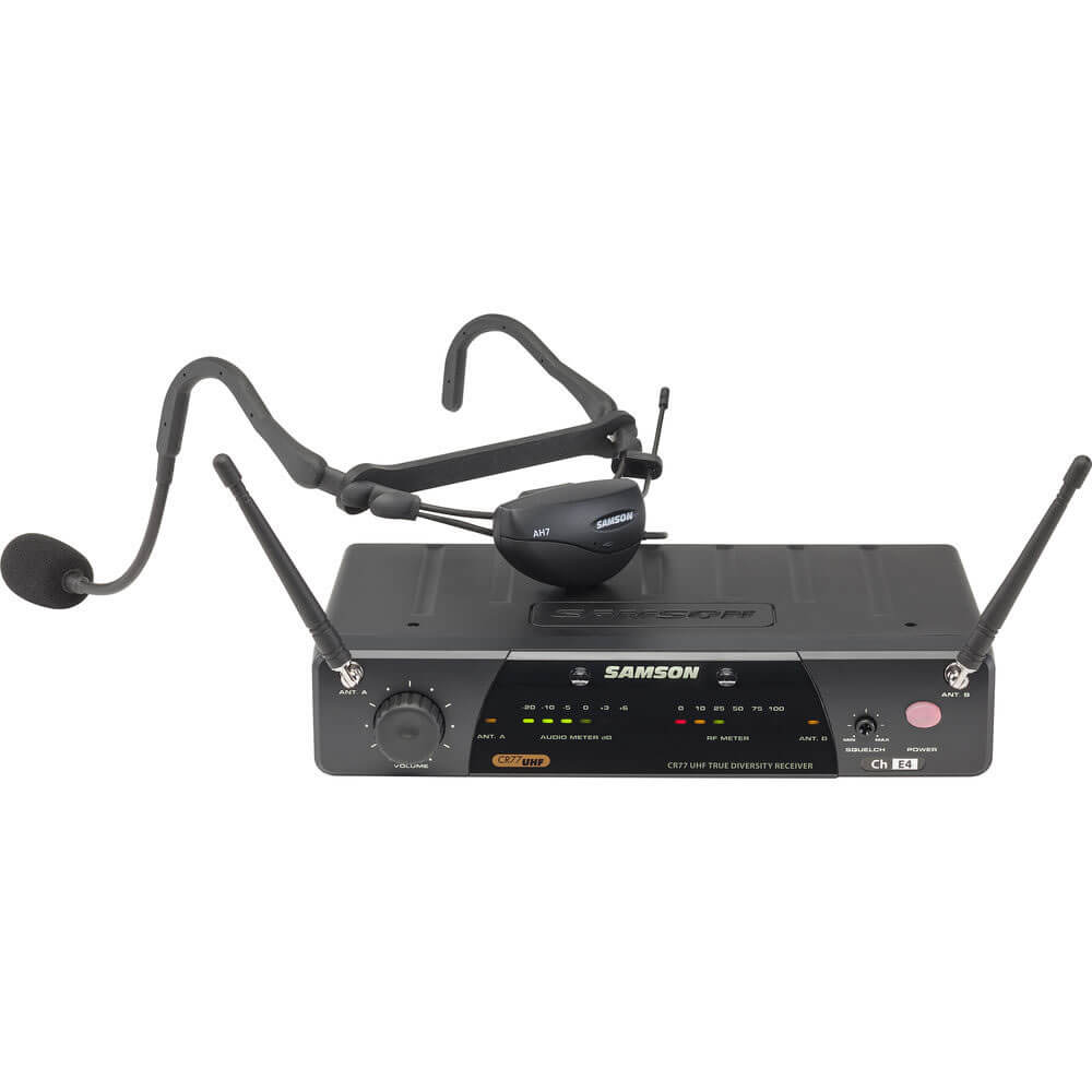 Samson AirLine 77 AH7 Fitness Headset Wireless System Band K5 SW7A7SQE-K5D
