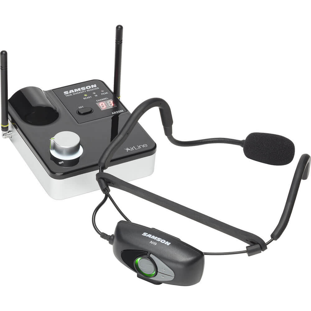 Samson AirLine 99m AH9 Fitness Headset Wireless System Band K SW9A9SQE-K