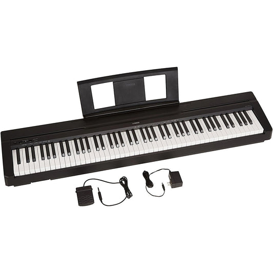 Yamaha P71B 88-Key Weighted-Action Digital Piano with Sustain Pedal Black