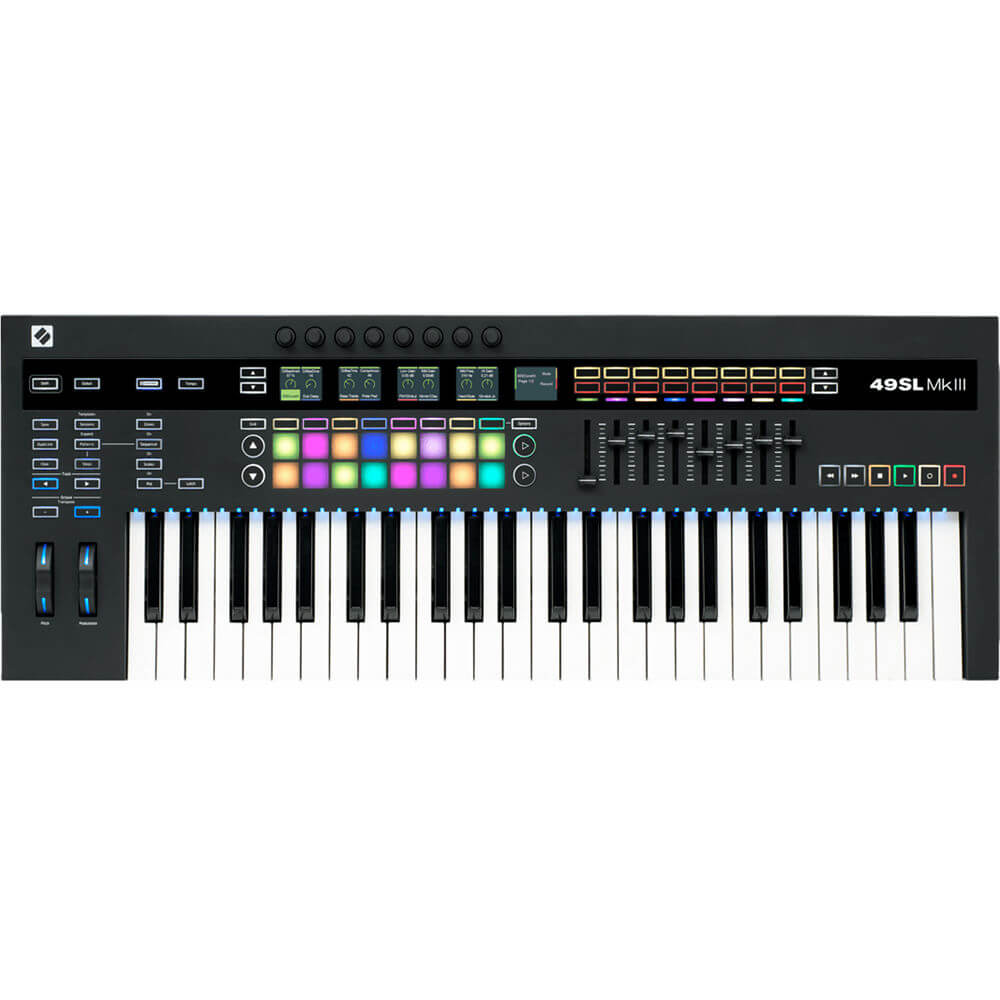 Novation 49SL MkIII MIDI and CV Keyboard Controller with Sequencer