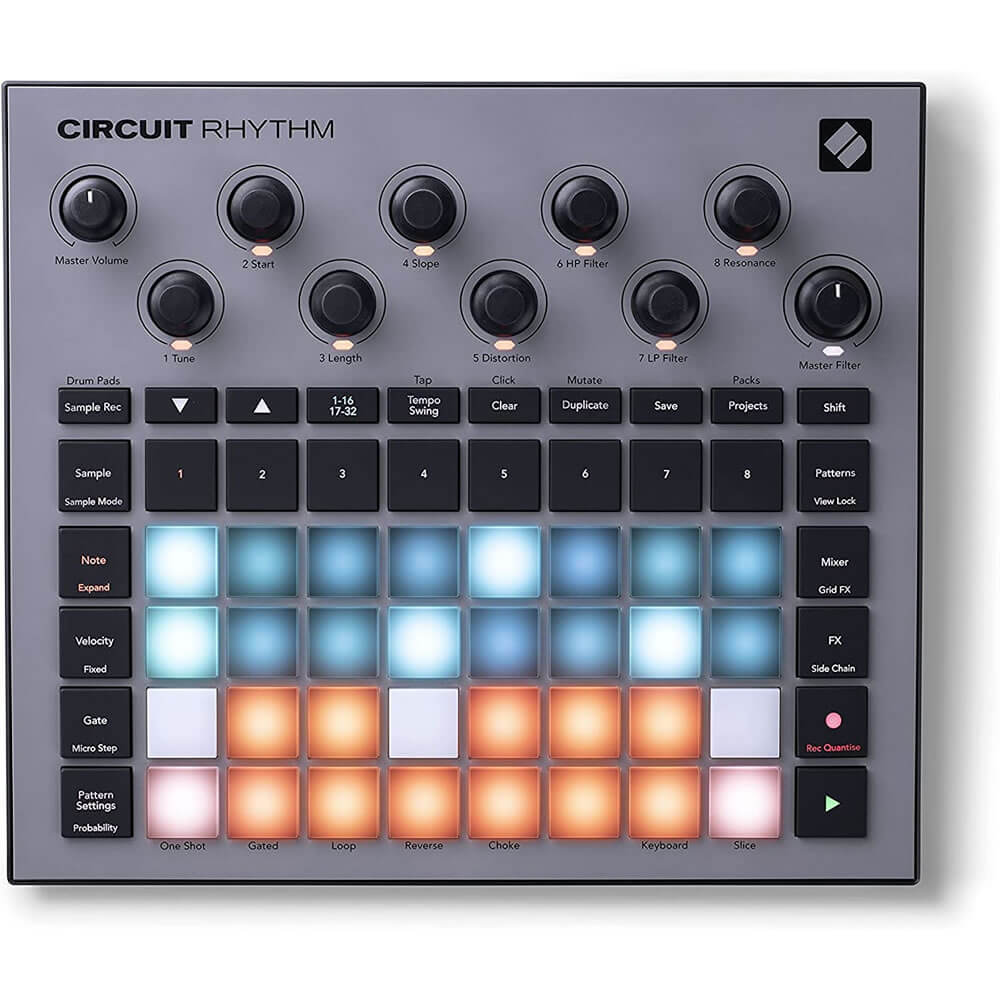 Novation Circuit Rhythm Groovebox Standalone Sampler and Production Workstation
