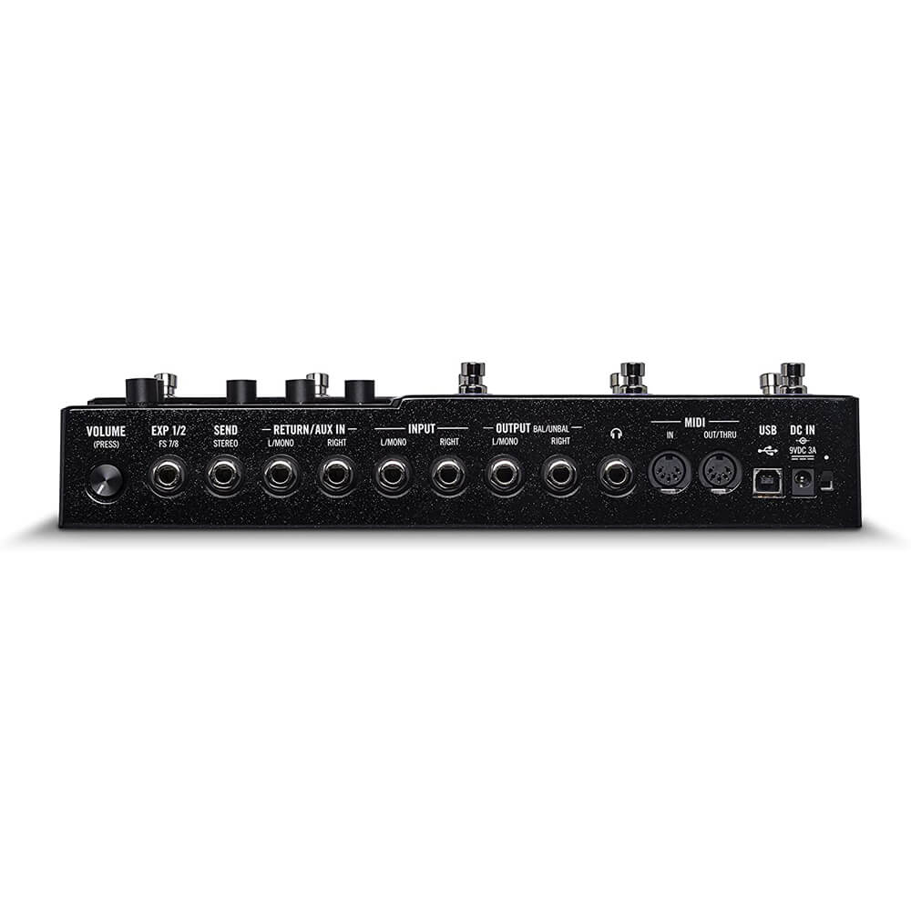 Line 6 HX Stomp XL Guitar Multi-effects Floor Processor and Amp Modeler with 2 x 10-FT Guitar Cables, Clip on Electric Tuner, and Polishing Cloth
