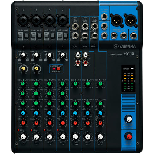 Yamaha MG10 10-Channel Stereo Mixer