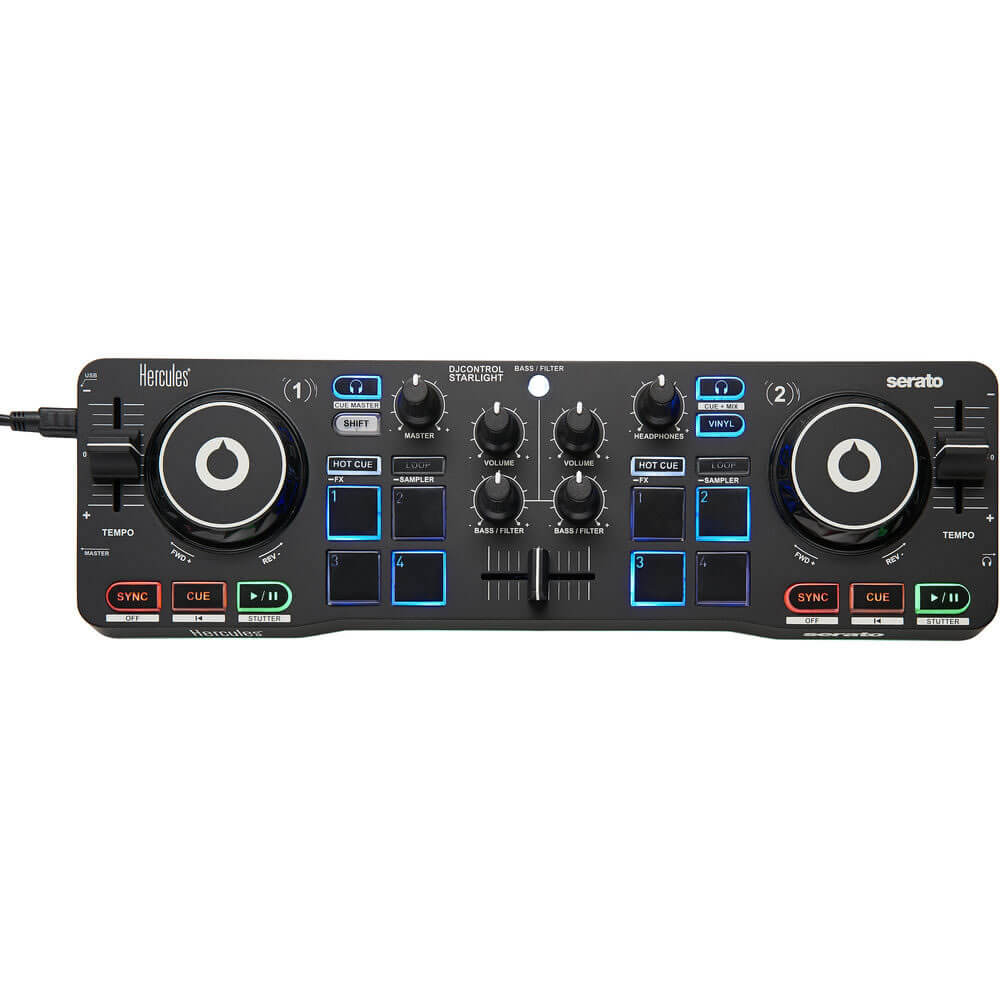 Hercules DJControl Starlight DJ Controller with Serato DJ Lite