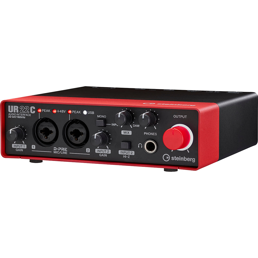 Steinberg UR22C RD 2-In 2-Out USB 3.0 Audio Interface Red