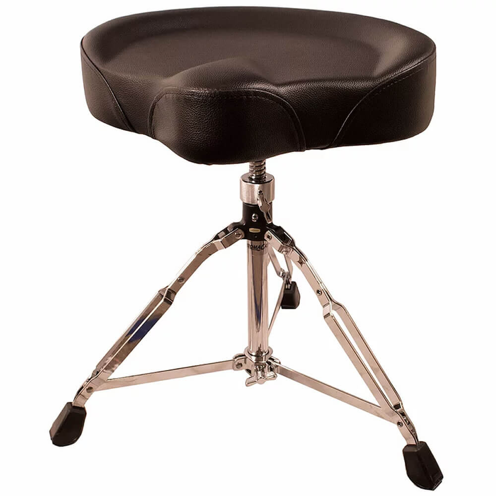 ChromaCast Pro Series Drum Throne with Motorcycle Seat Top CC-PS-960