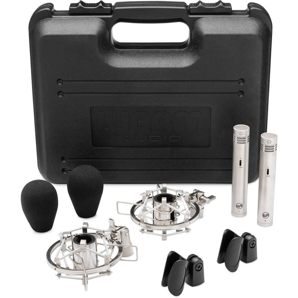 Warm Audio WA-84 Small-diaphragm Condenser Microphone Stereo Pair Nickel