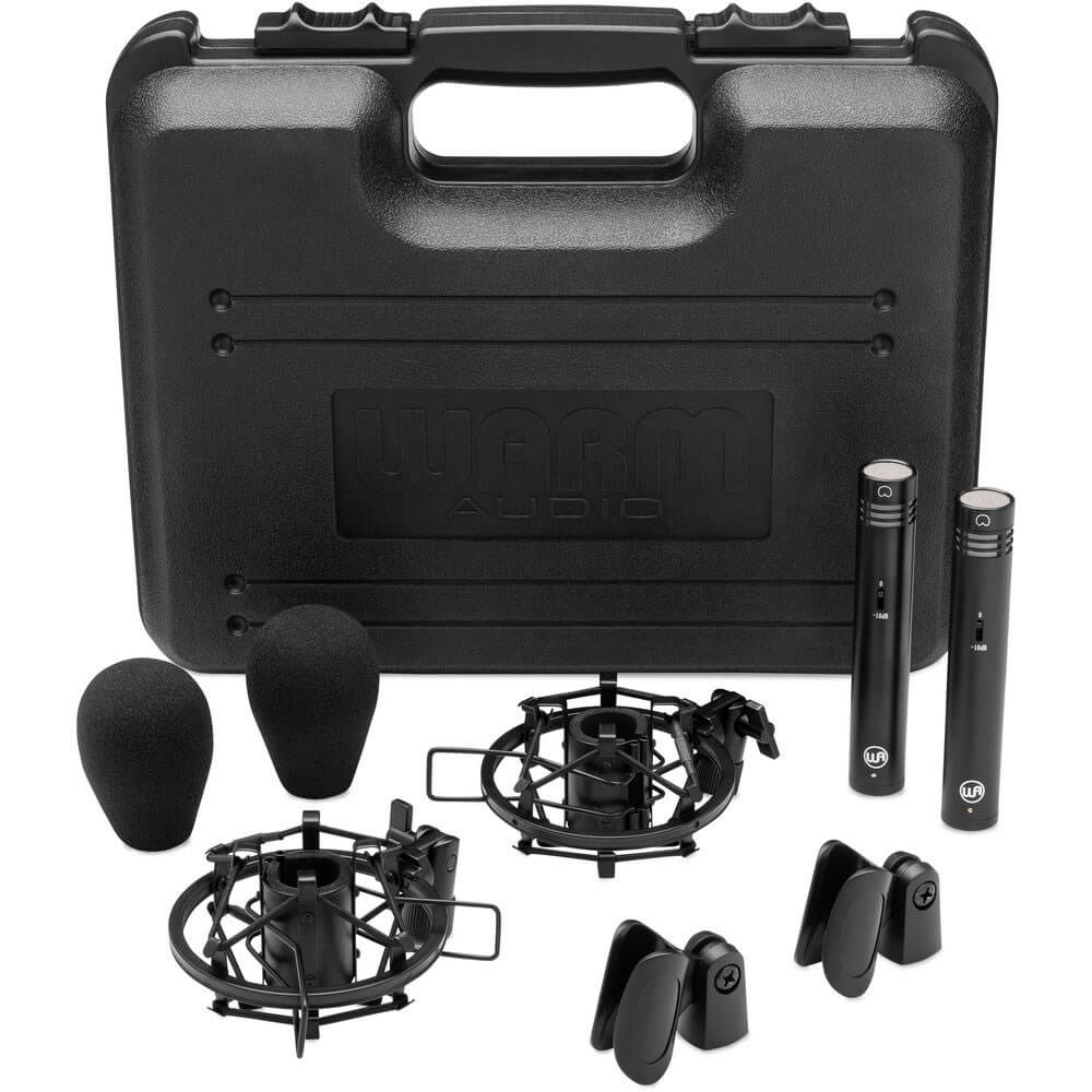 Warm Audio WA-84 Small-diaphragm Condenser Microphone Stereo Pair Black