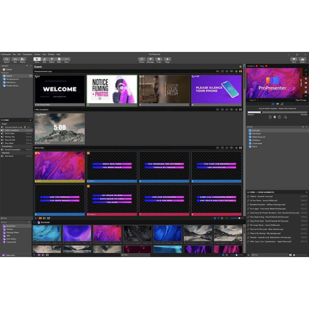 Propresenter 7 for Windows/ macOS - Live Presentation & Production