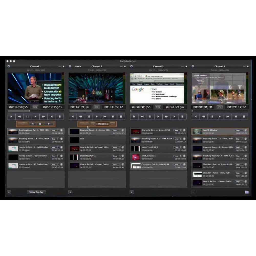 ProVideoServer for macOS Per Channel License