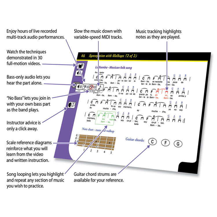 eMedia Bass Guitar For Dummies (Win Download)