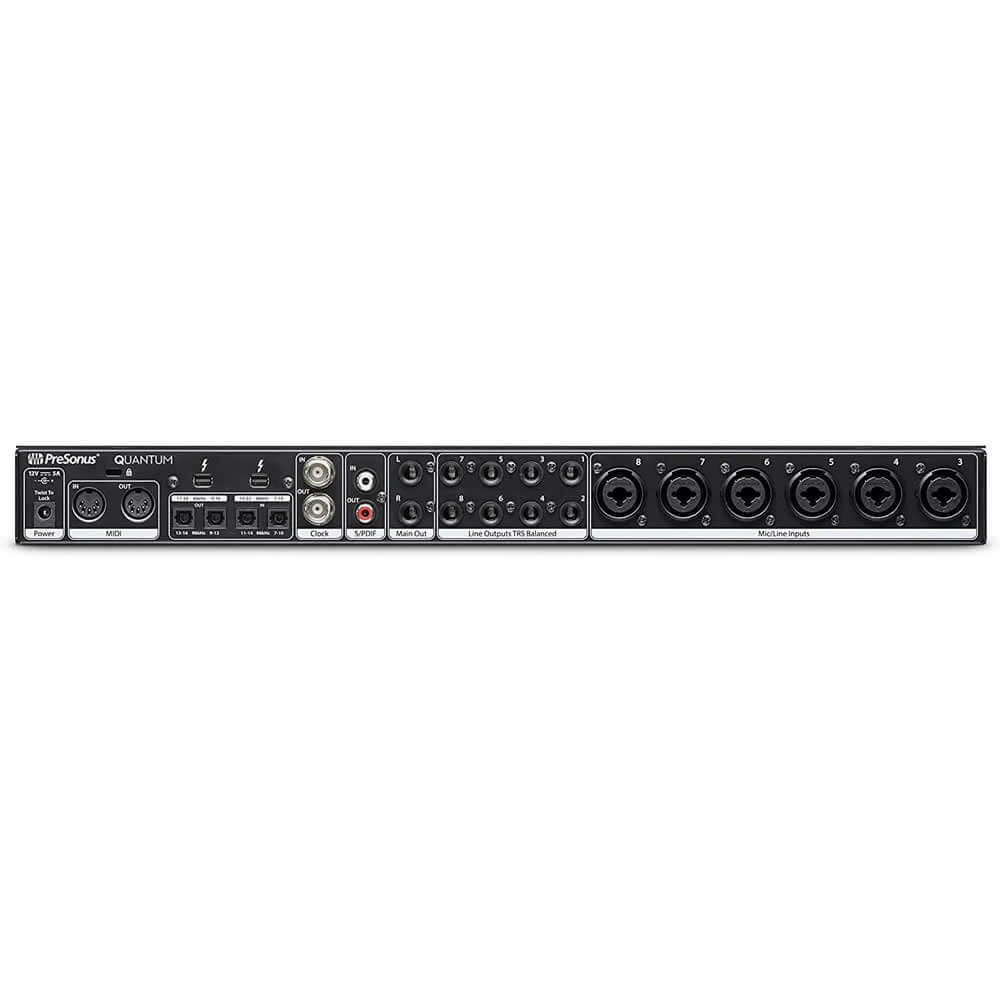 Presonus Quantum 26X32 Thunderbolt 2 Audio Interface Bundle with 2 x 15ft XLR Cables