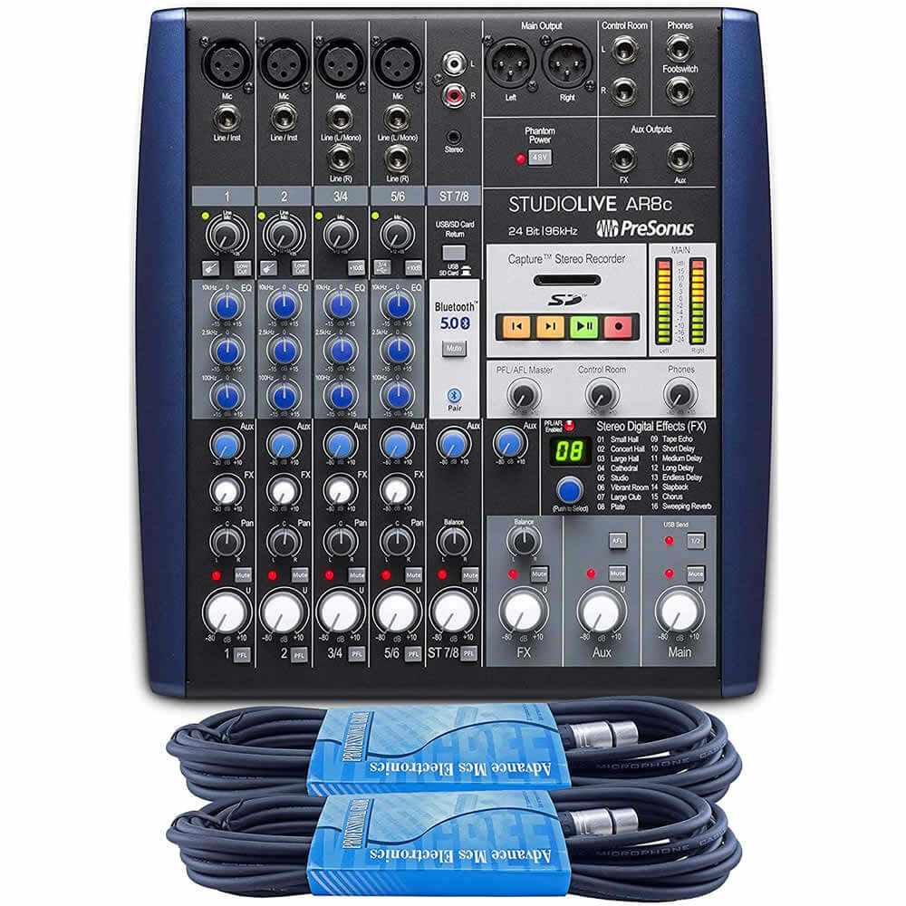 PreSonus StudioLive AR8C 8-Channel Hybrid Performance and