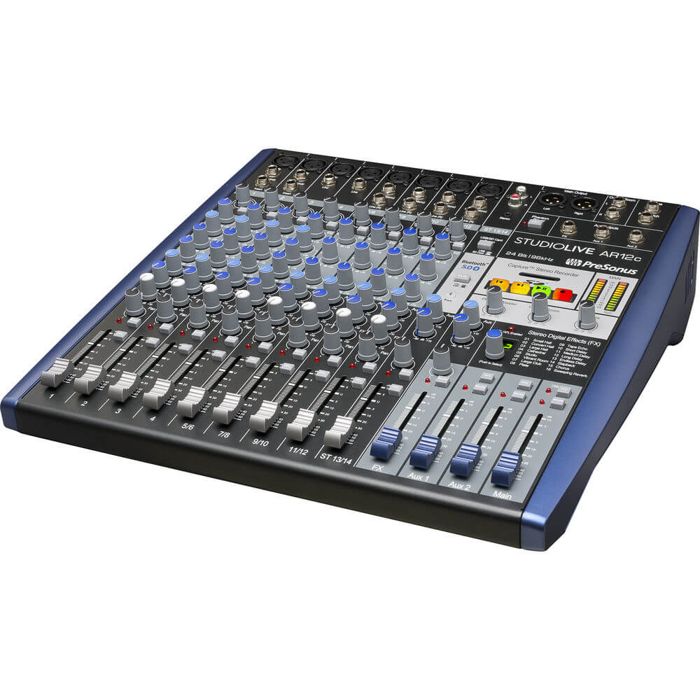 PreSonus StudioLive AR12C 12-Channel Hybrid Performance and Recording Mixer