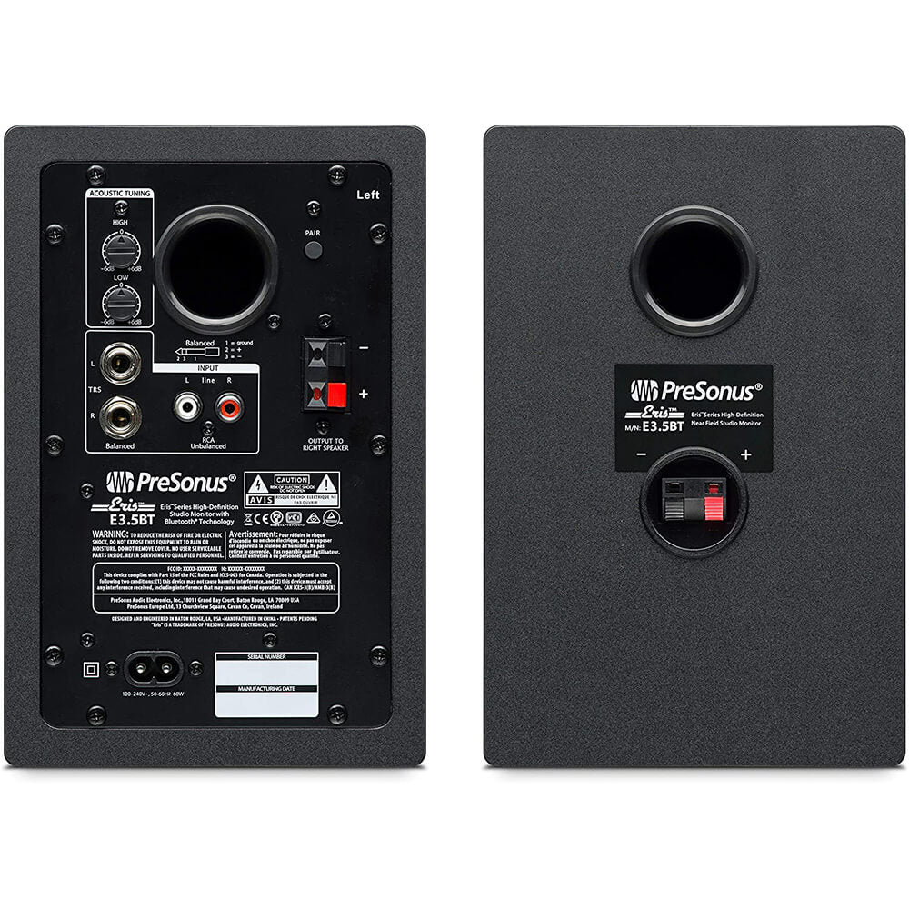 PreSonus Eris E3.5 BT Active Media Reference Monitors with Bluetooth