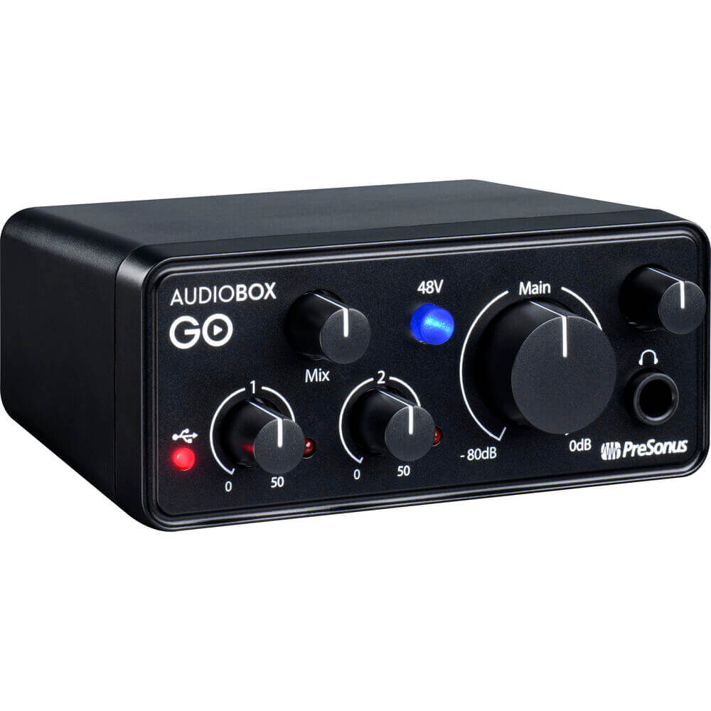 PreSonus AudioBox GO Ultracompact 2x2 USB Type-C Audio Interface