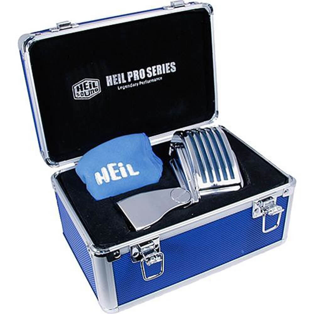 Heil Sound The Fin Dynamic Microphone Chrome Body Blue LED