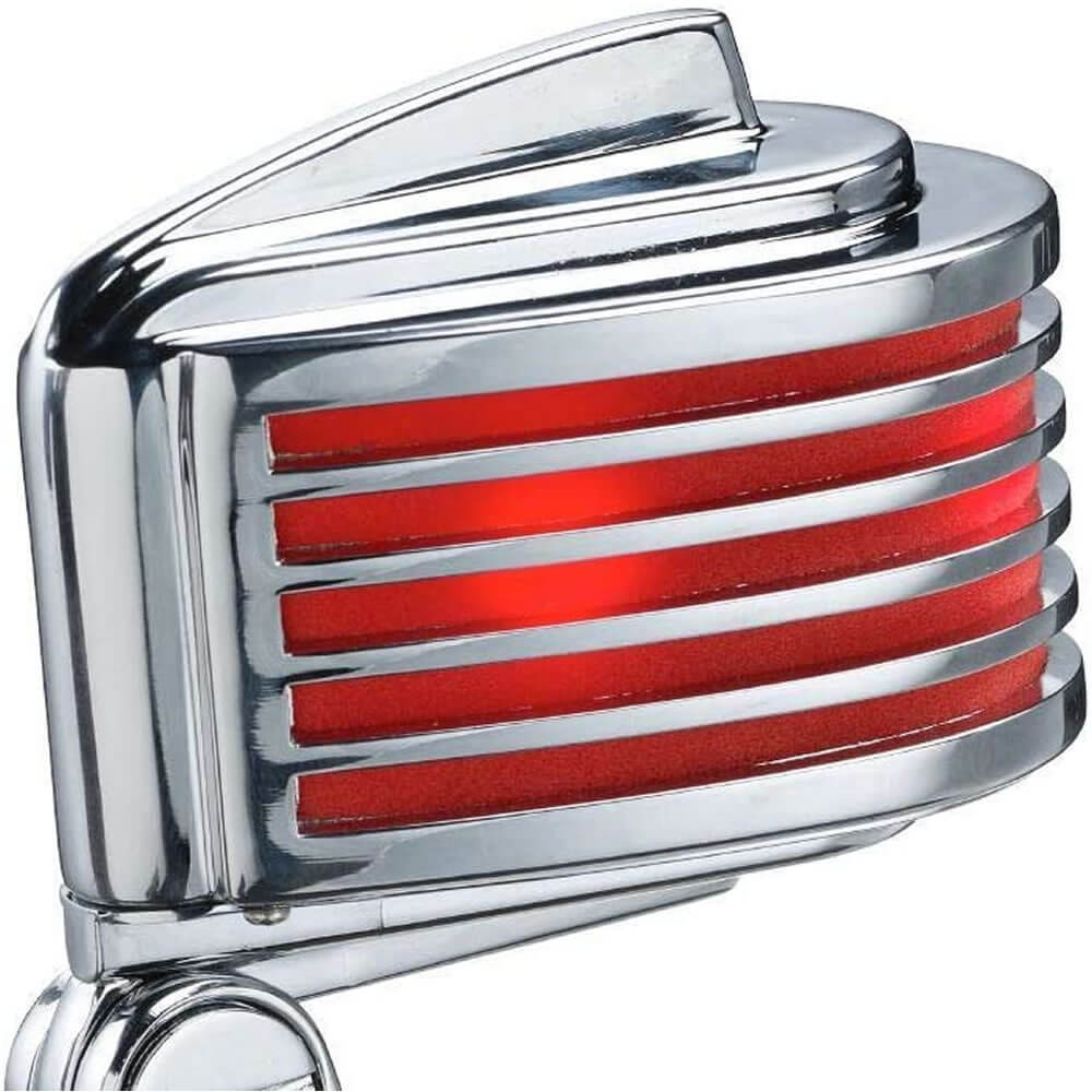Heil Sound The Fin Dynamic Microphone Chrome Body Red LED