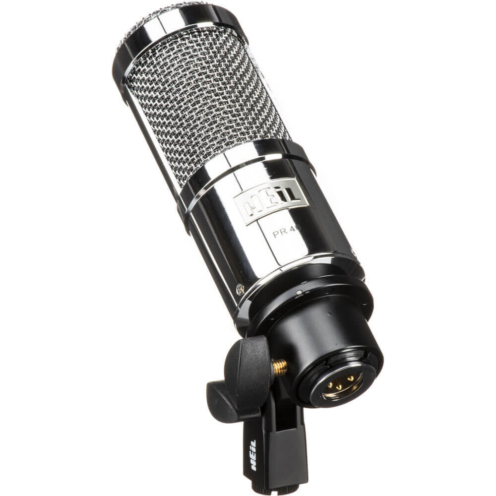 Heil Sound PR40 Dynamic Cardioid Studio Microphone Chrome Body and Grill